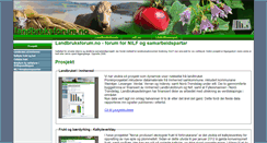 Desktop Screenshot of landbruksforum.no